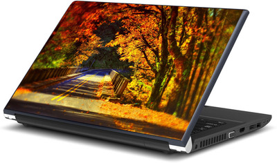 

Artifa Leaves falling on Bridge Vinyl Laptop Decal 15.6