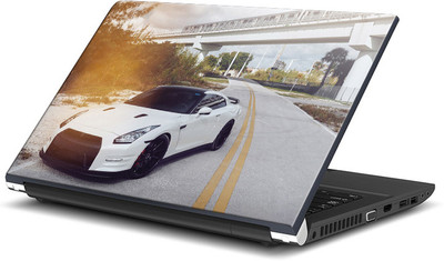 

ShopMantra White car Vinyl Laptop Decal 15.6