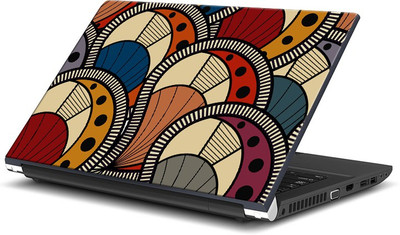 

ShopMantra Abstract Shapes Drawing Vinyl Laptop Decal 15.6