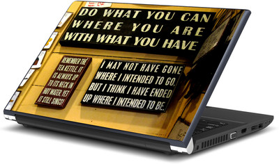 66 Off On Doodad Quotes Removable Vinyl Skin Laptop Decal 15 6 On Flipkart Paisawapas Com
