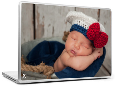 

Print Shapes Sleeping Baby Vinyl Laptop Decal 15.6