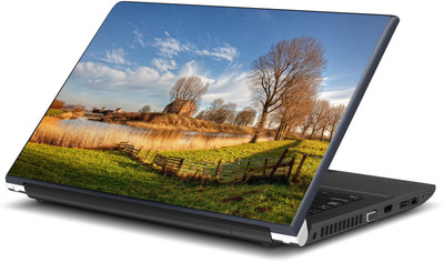 

Artifa Beautiful River in Green farm Vinyl Laptop Decal 15.6