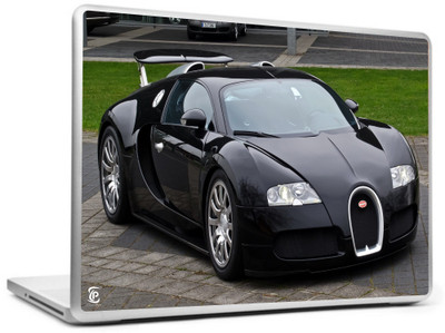Print Shapes Black car Vinyl Laptop Decal 15.6