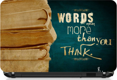 

Print Shapes Words more than quote Vinyl Laptop Decal 15.6