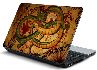 

Geek Chienese Drogon art HQ Laminated Vinyl Laptop Decal 15.6