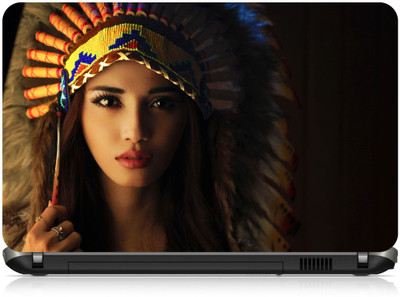 

Box 18 Indian Head Beautiful Girl601 Vinyl Laptop Decal 15.6