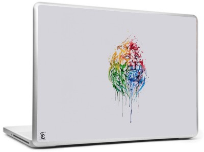 

Print Shapes Artistic Colourfull lion face Vinyl Laptop Decal 15.6