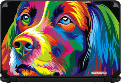 

Jack Parrot Dog Color Vinyl Laptop Decal 15.5