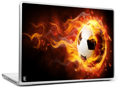 

Print Shapes Fire football Vinyl Laptop Decal 15.6