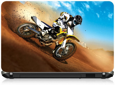 

Box 18 Bike Racer Abstract 2183 Vinyl Laptop Decal 15.6