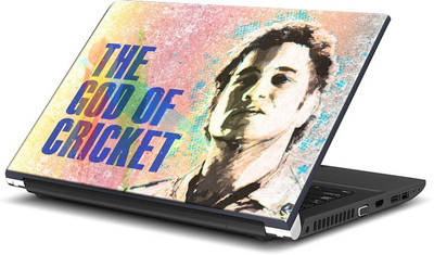 

ShopMantra Sachin The God Of Cricket Vinyl Laptop Decal 15.6