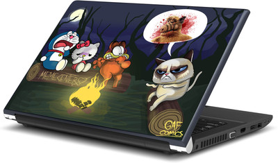 Artifa Cartoon Characters Vinyl Laptop Decal 15.6