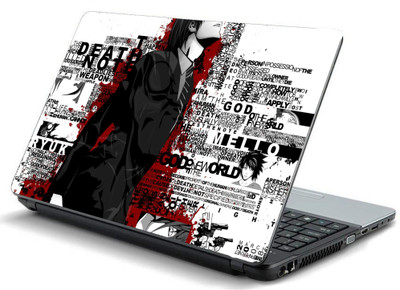 

Geek Death Note God Messgae HQ Laminated Vinyl Laptop Decal 15.6