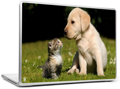 

Print Shapes Cat and Dog Vinyl Laptop Decal 15.6