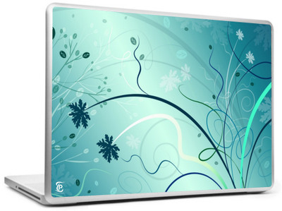 

Print Shapes Green abstract design Vinyl Laptop Decal 15.6