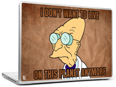 

Print Shapes I dont want to live Vinyl Laptop Decal 15.6