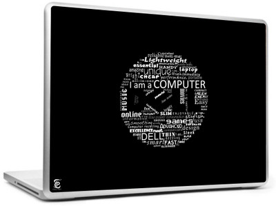 

Print Shapes Dell Typography Vinyl Laptop Decal 15.6