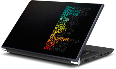 

Artifa Think Positive Quote Vinyl Laptop Decal 15.6