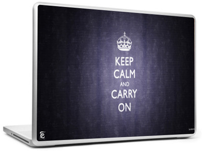 

Print Shapes Keep clam & carry on Vinyl Laptop Decal 15.6