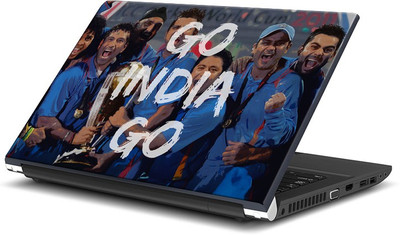

ShopMantra Go India Go Support Team India Vinyl Laptop Decal 15.6