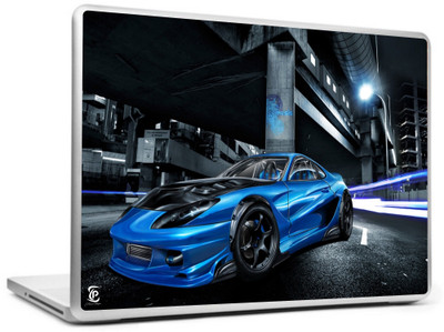 

Print Shapes Blue Car Vinyl Laptop Decal 15.6