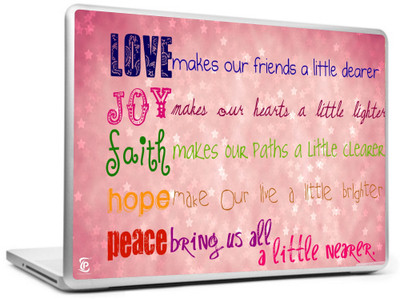 

Print Shapes Love joy Pink Vinyl Laptop Decal 15.6