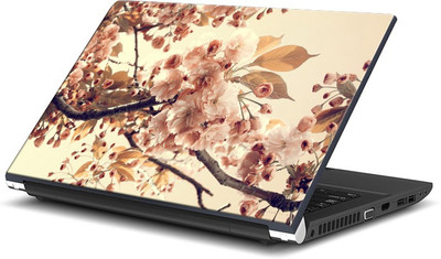 

ShopMantra Pink Blossom Flower Branches Vinyl Laptop Decal 15.6