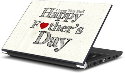 

ShopMantra Happy Father's Day -SMFP00002201 Vinyl Laptop Decal 15.6