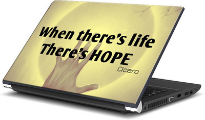 

ShopMantra When There's Life There's Hope by Cicero Vinyl Laptop Decal 15.6