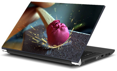 

Print Shapes Match stick on fire Vinyl Laptop Decal 15.6