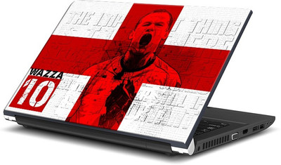 ShopMantra Wazza Rooney England Football Vinyl Laptop Decal 15.6