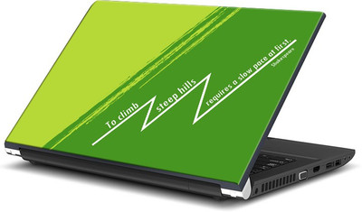 

ShopMantra To Climb Steep Hills Quote Design Vinyl Laptop Decal 15.6