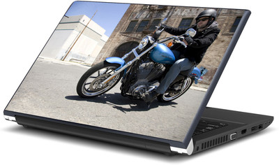 

Artifa Riding Blue Motorcycle Vinyl Laptop Decal 15.6