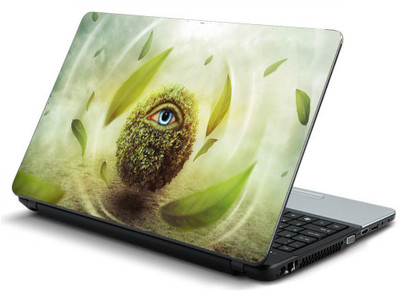 

Geek green ball eye HQ Laminated Vinyl Laptop Decal 15.6