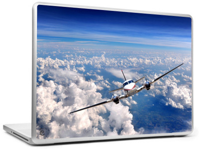 

Print Shapes Aeroplane in sky Vinyl Laptop Decal 15.6