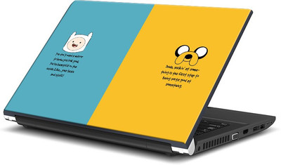 

ShopMantra You Don't Need a Mirror Cartoon Minimal Design Vinyl Laptop Decal 15.6