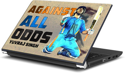 

ShopMantra Yuvraj Singh Against All Odds Vinyl Laptop Decal 15.6