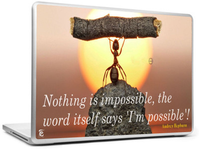

Print Shapes Ant Nothing is impossible Vinyl Laptop Decal 15.6