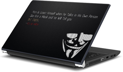 ShopMantra V for vendetta Vinyl Laptop Decal 15.6