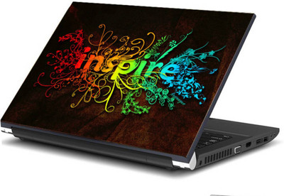 

Print Shapes Inspire floral Vinyl Laptop Decal 15.6
