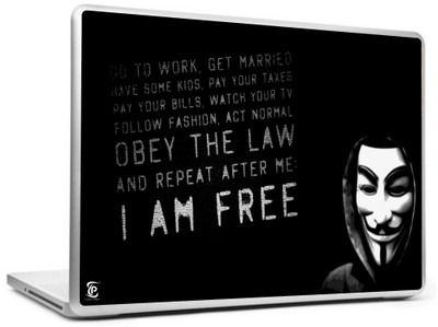 

Print Shapes I am free Vinyl Laptop Decal 15.6