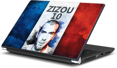 

ShopMantra Zinedine Zidane France Football Vinyl Laptop Decal 15.6