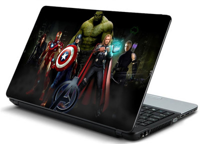 

Geek avengers with hulk HQ Laminated Vinyl Laptop Decal 15.6