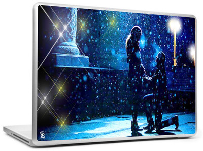 

Print Shapes Abstract snow love Vinyl Laptop Decal 15.6
