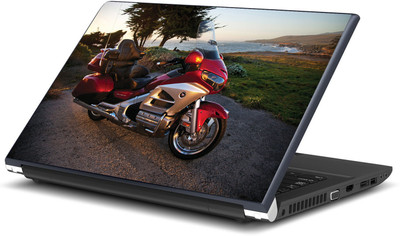 

Artifa Cool Red Honda Goldwing Motorcycle inspired Vinyl Laptop Decal 15.6