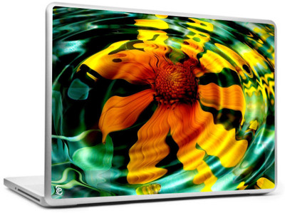 

Print Shapes flower reflection Vinyl Laptop Decal 15.6