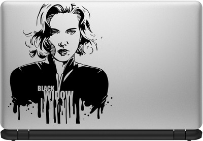 

Decor Kafe Black Widow Laptop Sticker Self Adhesive Vinyl Laptop Decal 15.6