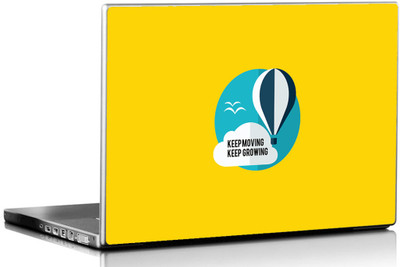 

Seven Rays Keep Moving Keep Growing Vinyl Laptop Decal 15.6