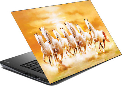 

hifex SEVEN HORSES 15.6X10 INCHES VINYL Laptop Decal 15.6