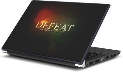 

ShopMantra Defeat Should Motivate You Vinyl Laptop Decal 15.6
